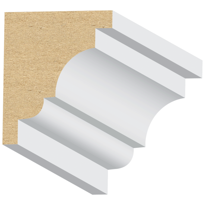 438MUL Pediment Crown Molding