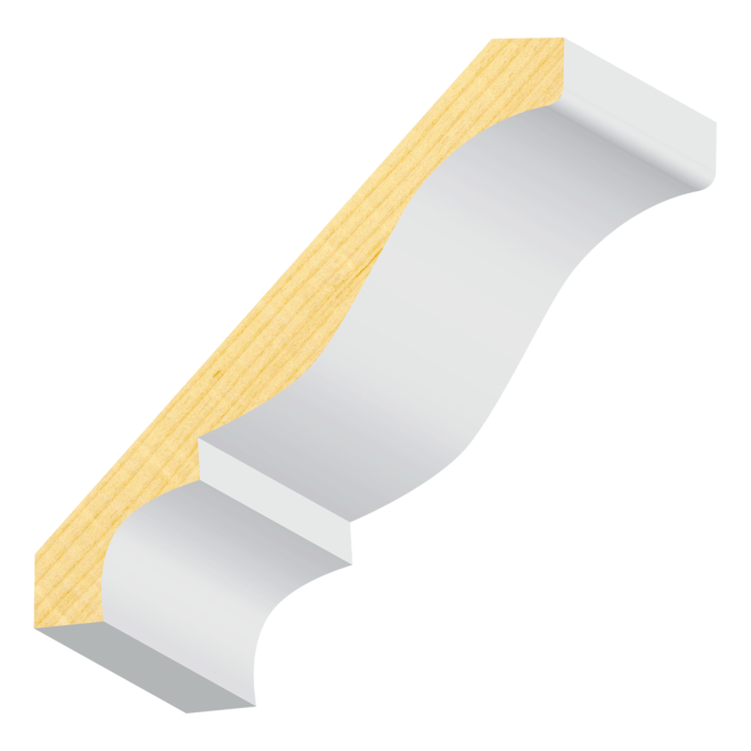 Colonial Crown Pine Molding