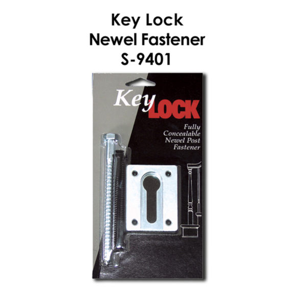 Key Lock Newel Fastener
